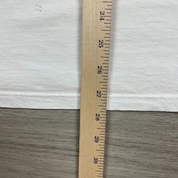 Vintage Shirt Mens Extra Large White University of Texas 90s Multicolor Retro - Picture 15 of 15